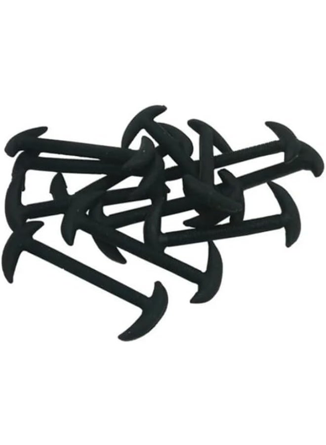 ماى سوق مجموعة أربطة أحذية مرنة من السيليكون للجنسين بدون ربط (مجموعة من 12 قطعة، 3 أحجام) - Image 3